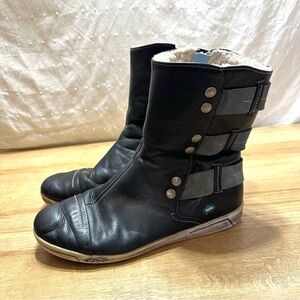 Cloud Aline Wool Lining Mid Calf Boots